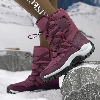 Cozy Snowbound Platform Boots