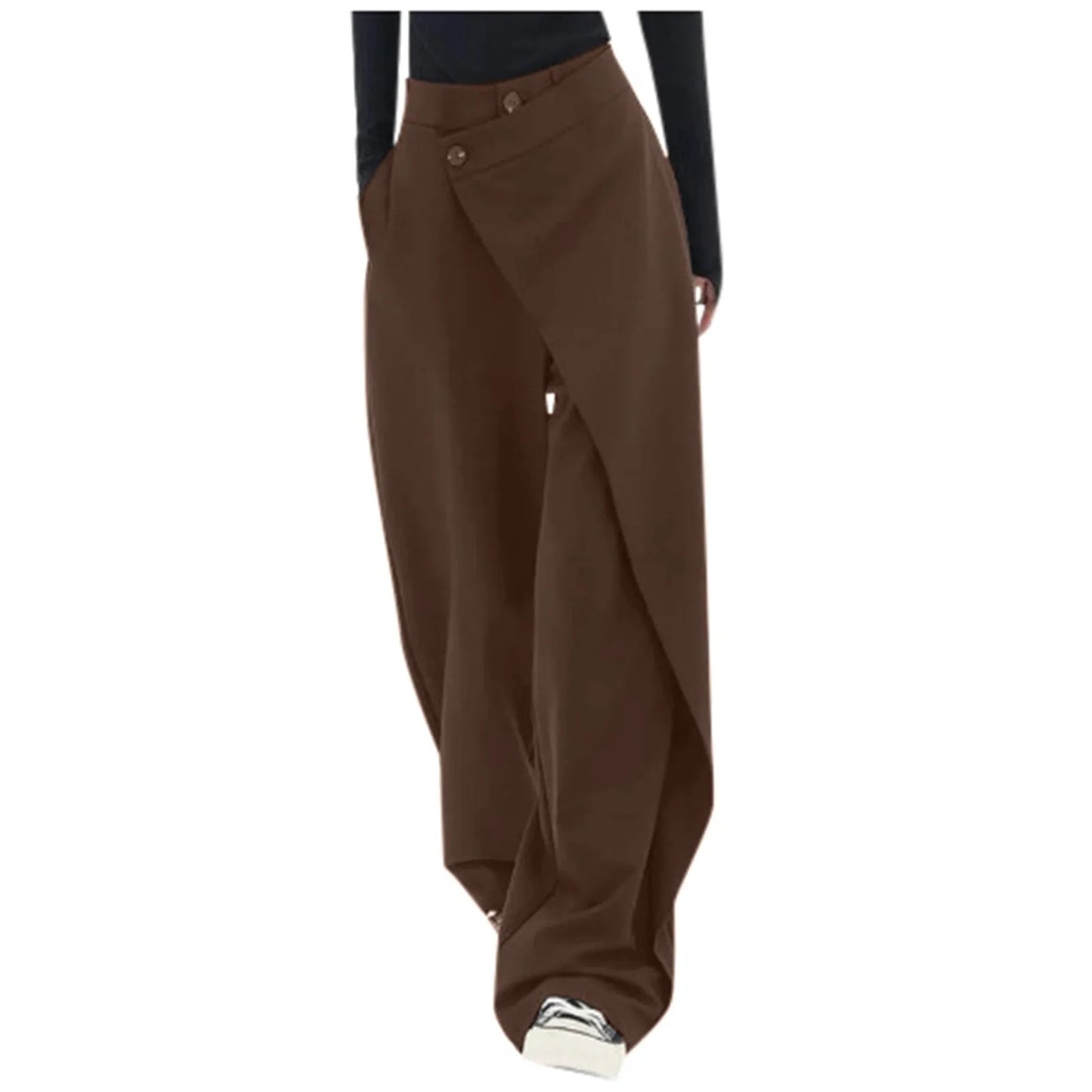 Elevate Patchwork High-Waist Pants