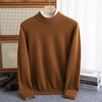 Luxury Wool High-Collar Sweater