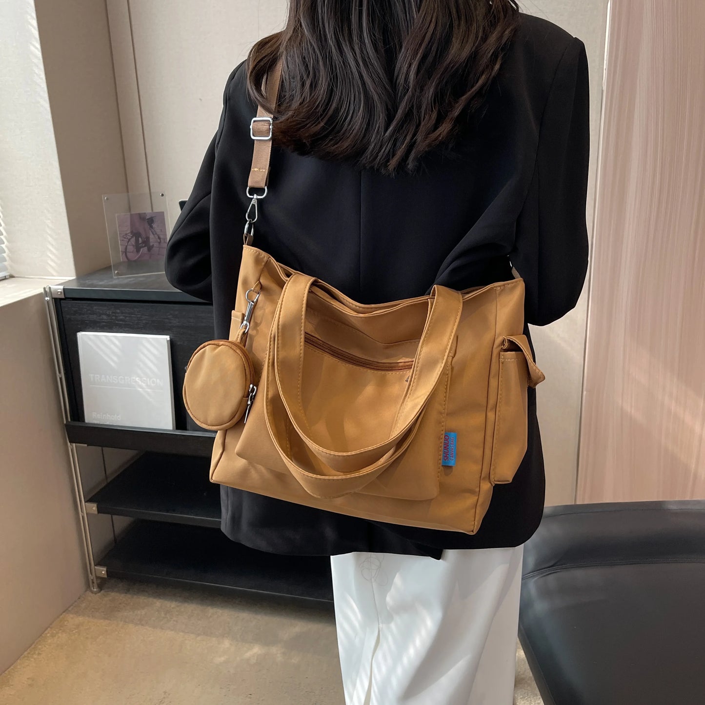 Versatile Multi-Pocket Tote Bag