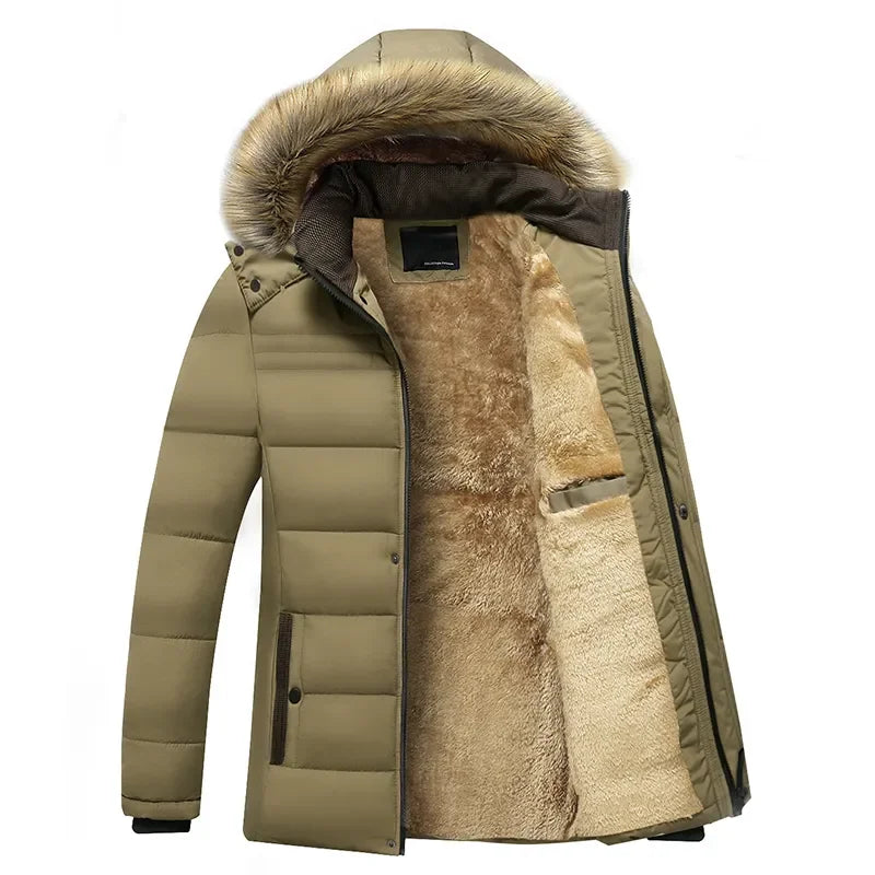 Waterproof Fur Collar Parka