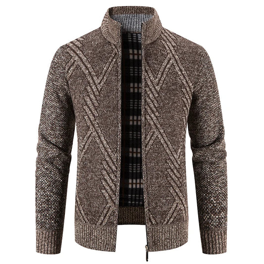 Arctic Elegance Men's Cardigan