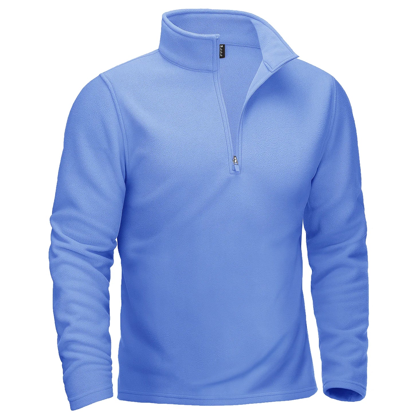 Quarter-Zip Turtleneck Fleece Sweater