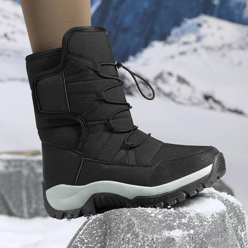 Cozy Snowbound Platform Boots