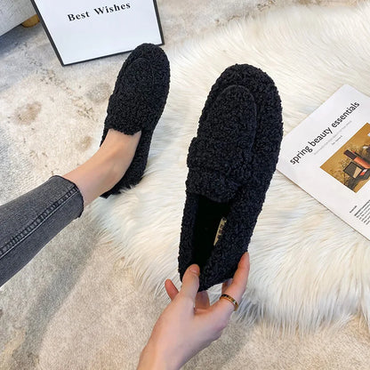 Cozy Luxe Fur-Lined Loafers