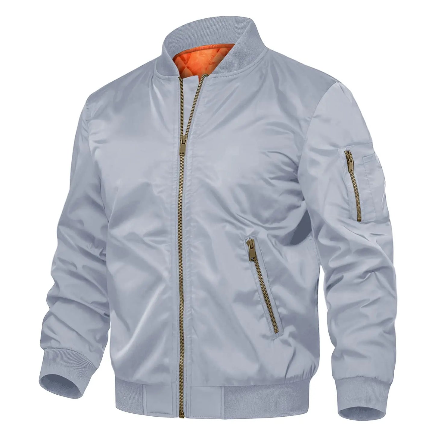 Padded Baseball Bomber Jacket