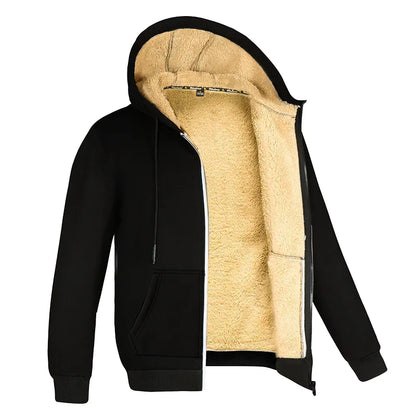 Hooded Lambswool Fleece Jacket