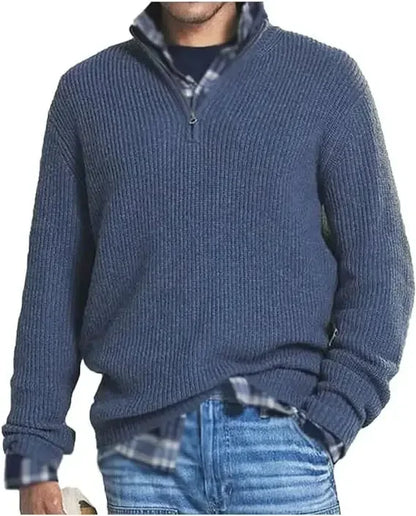 Classic Half-Zip Knit Sweater