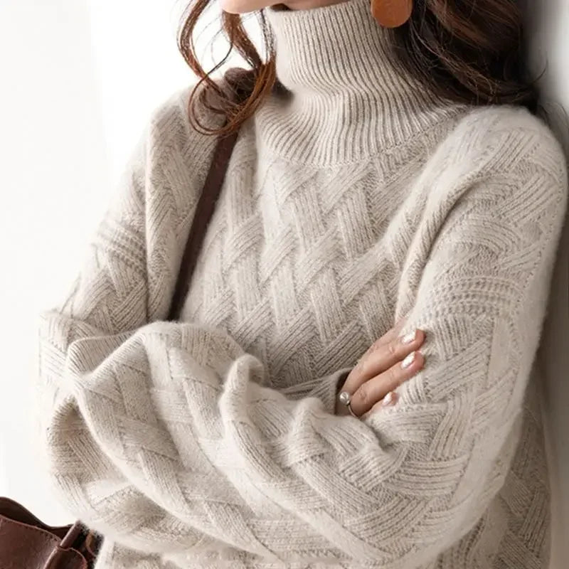 Chic and Cozy Oversized Winter Sweater