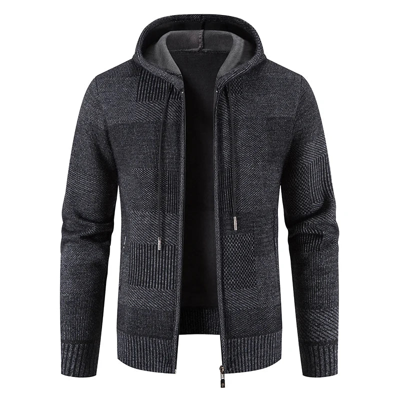 Thick Plush Hooded Jacket