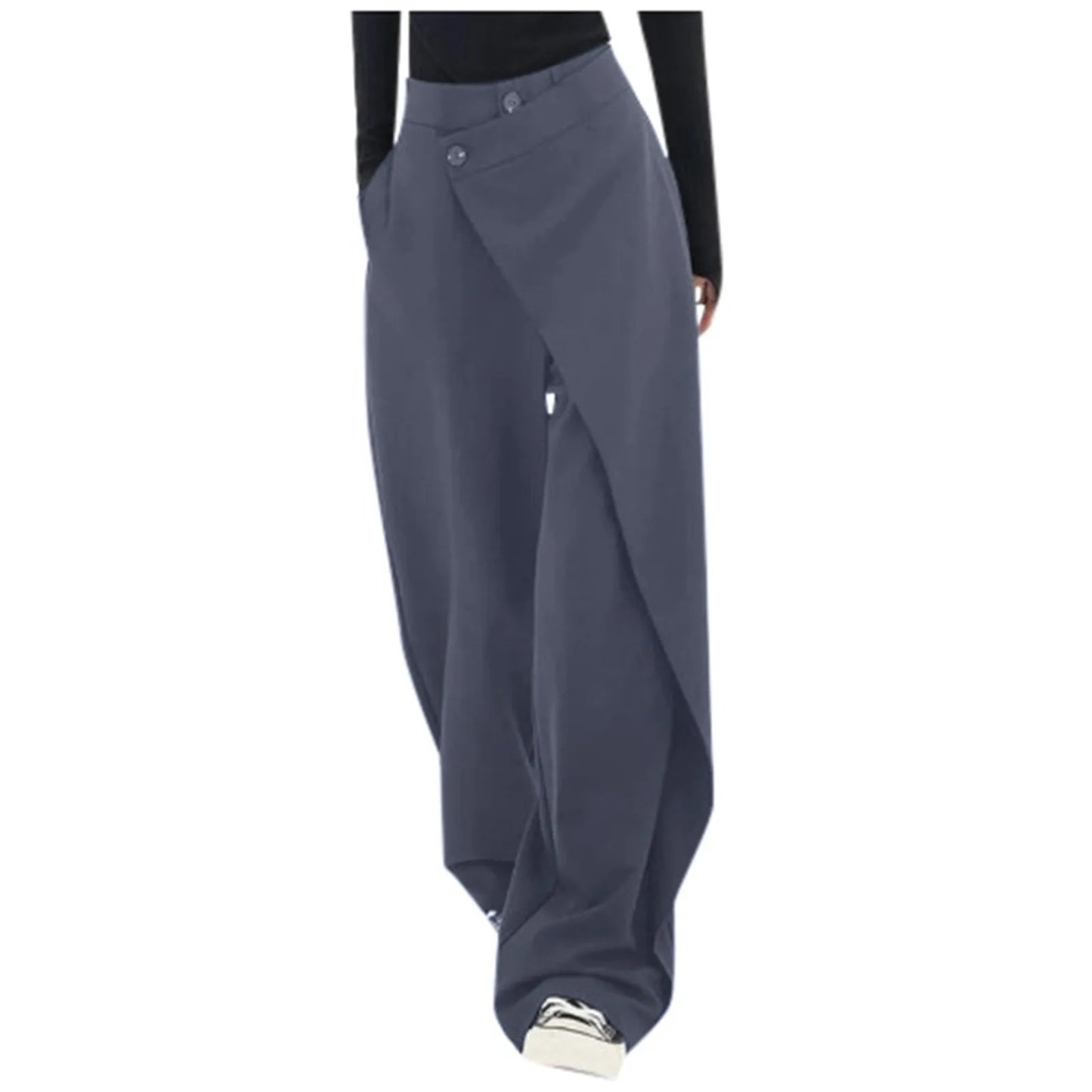 Elevate Patchwork High-Waist Pants