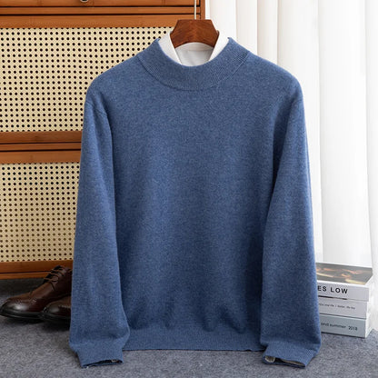 Luxury Wool High-Collar Sweater