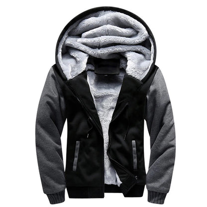 Camo Fleece Hooded Jacket