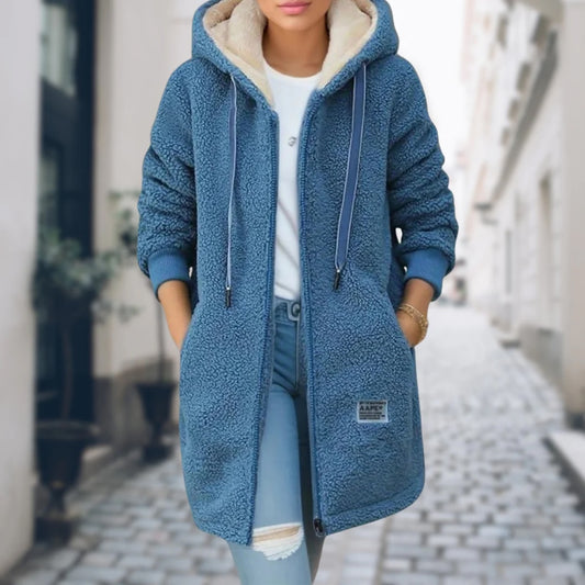 Sora - Cozy Fleece-Lined Cardigan Jacket